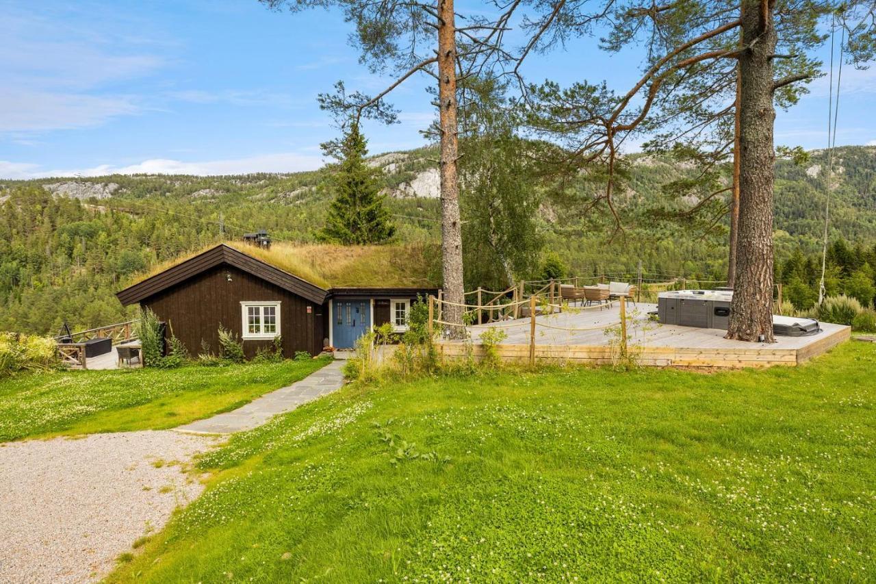 Libeli- Panoramaview Towards Gaustadtoppen- Jacuzzi Villa Lona Bagian luar foto