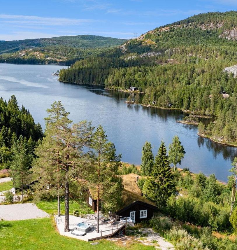 Libeli- Panoramaview Towards Gaustadtoppen- Jacuzzi Villa Lona Bagian luar foto